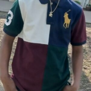 Colorblock Polo Shirt for Kids